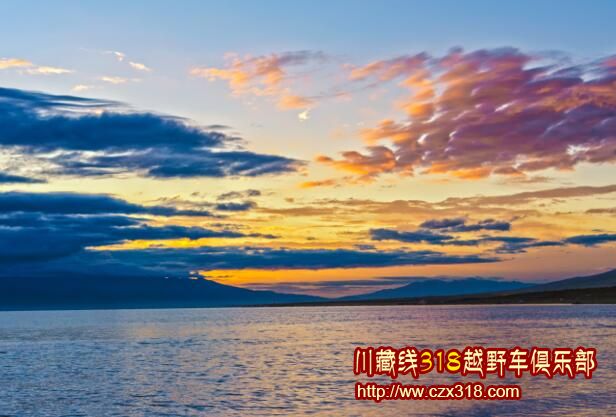 青海湖晚霞