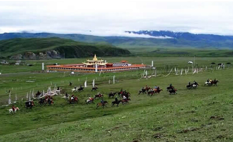 自駕游塔公草原 自駕游塔公草原